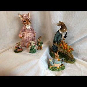 Just in time for Easter!  Peter Rabbit and his family.